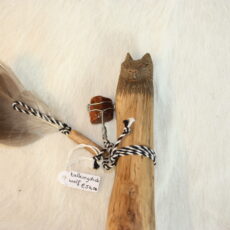 Talking stick wolf